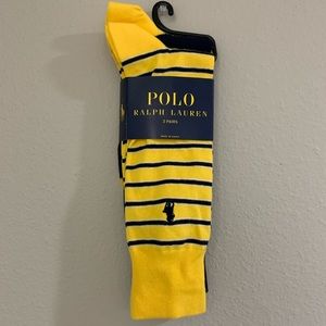 Two pairs of never-opened Ralph Lauren Polo socks